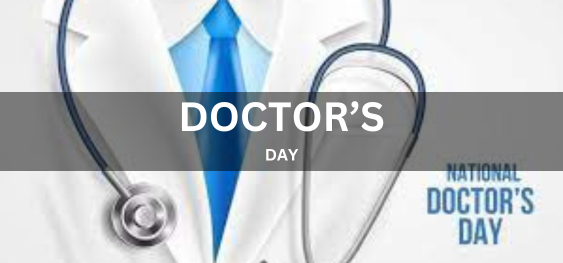 Doctor's Day [डॉक्टर दिवस]